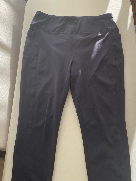 Pants - 🌸T by Talbots Blue Mid-weight Leggings with Hip Pockets Size XL